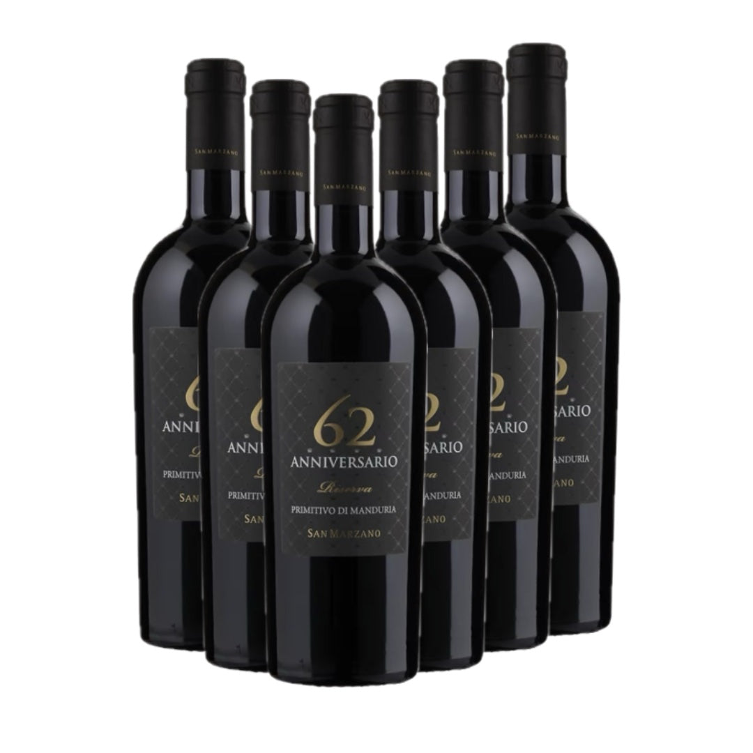 San Marzano Anniversario 62 Primitivo di Manduria Riserva 2019