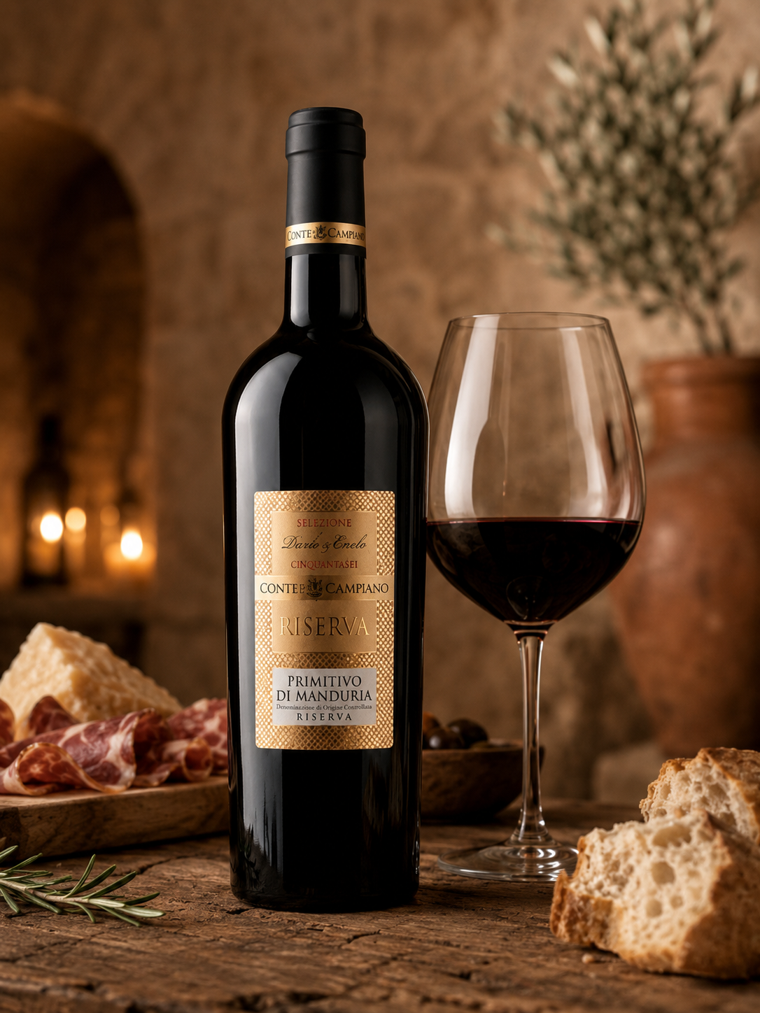 Conte di Campiano Primitivo di Manduria Riserva 2022