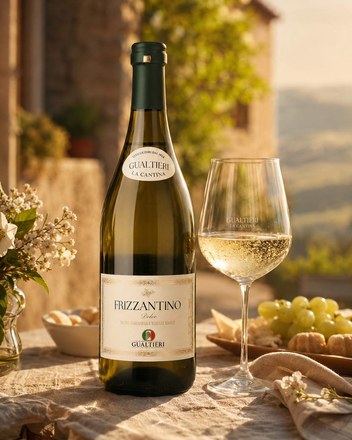 Gualtieri Frizzantino Bianco Dolce dell'Emilia IGT