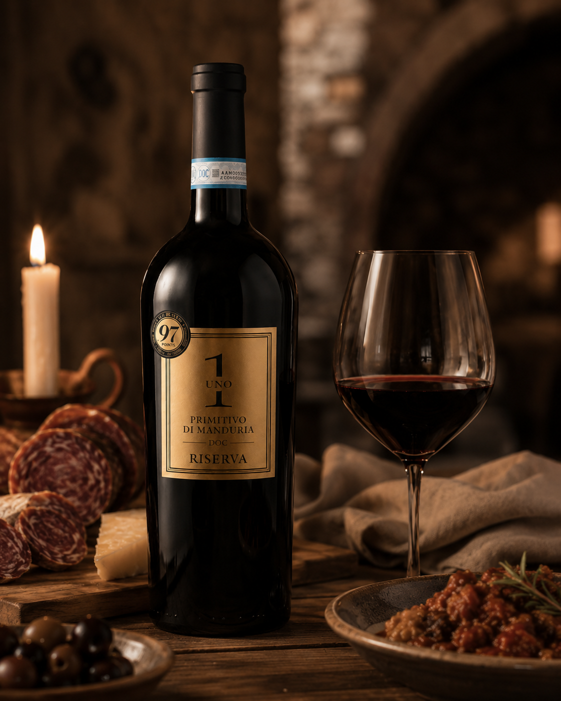Masseria La Volpe 1 UNO Primitivo di Manduria Riserva 97 DOC