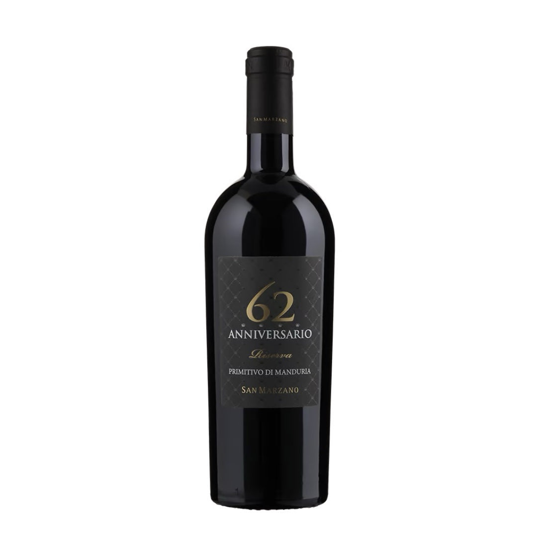 San Marzano Anniversario 62 Primitivo di Manduria Riserva 2019