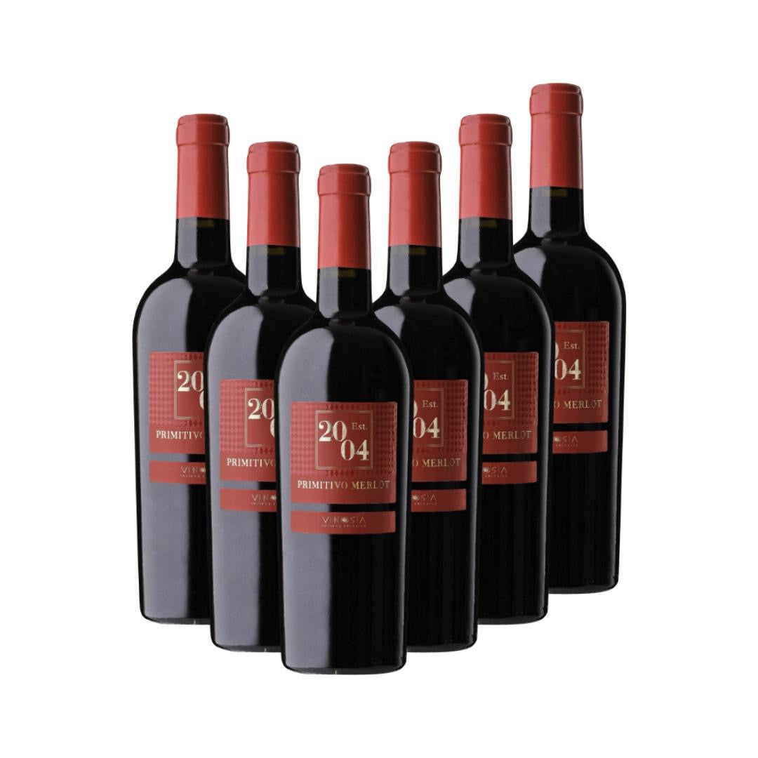 Est. 2004 Primitivo Merlot Salento IGT - Vinosia