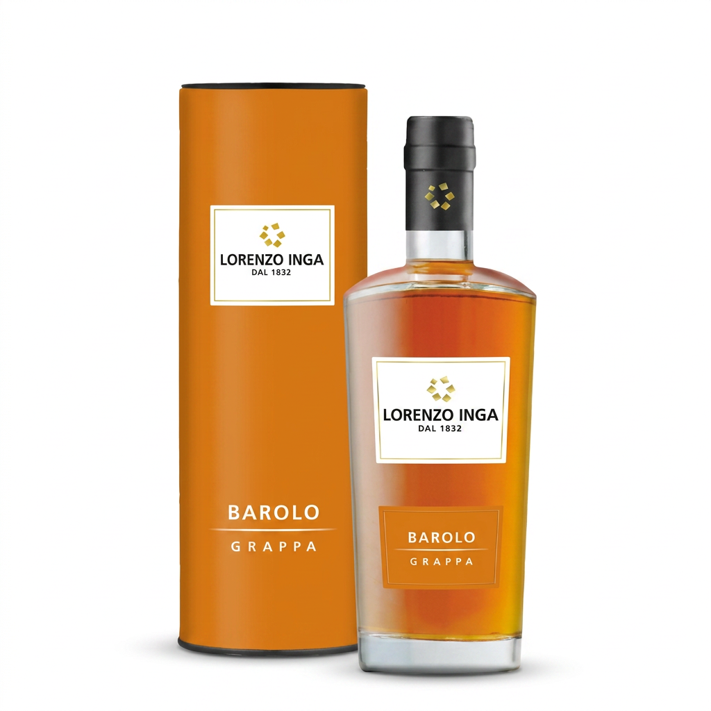 Lorenzo Inga Grappa di Barolo 0,5 L mit Geschenkkarton