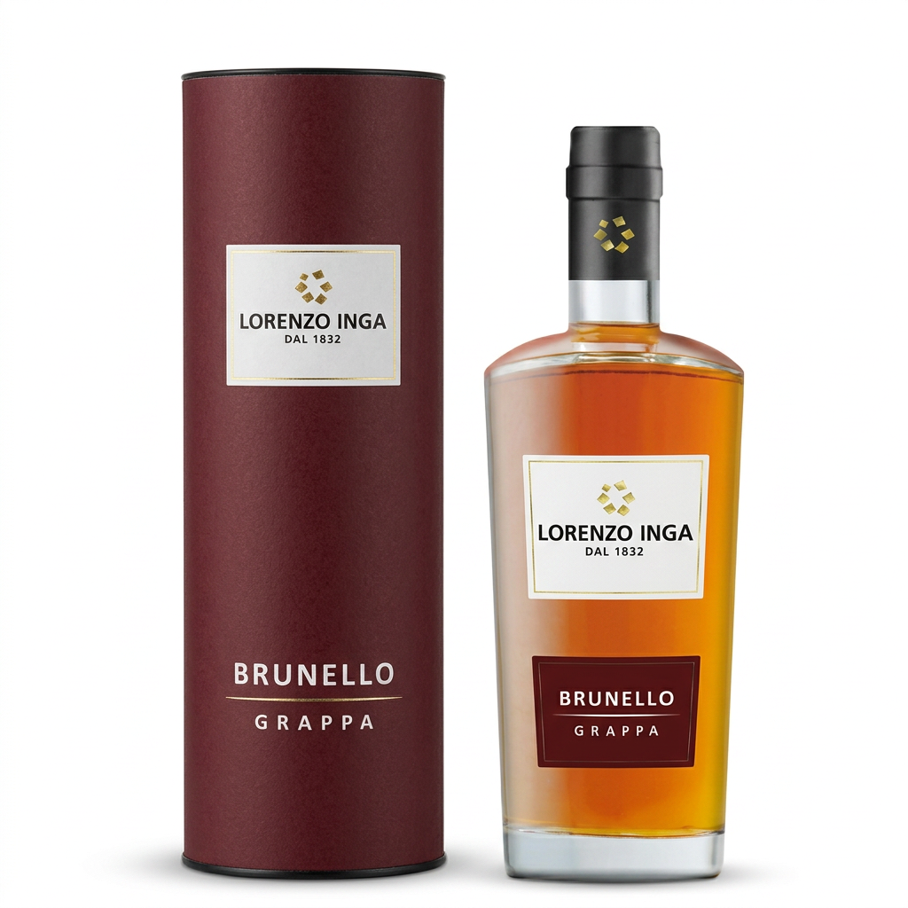 Lorenzo Inga Grappa di Brunello 0,5 L mit Geschenkkarton