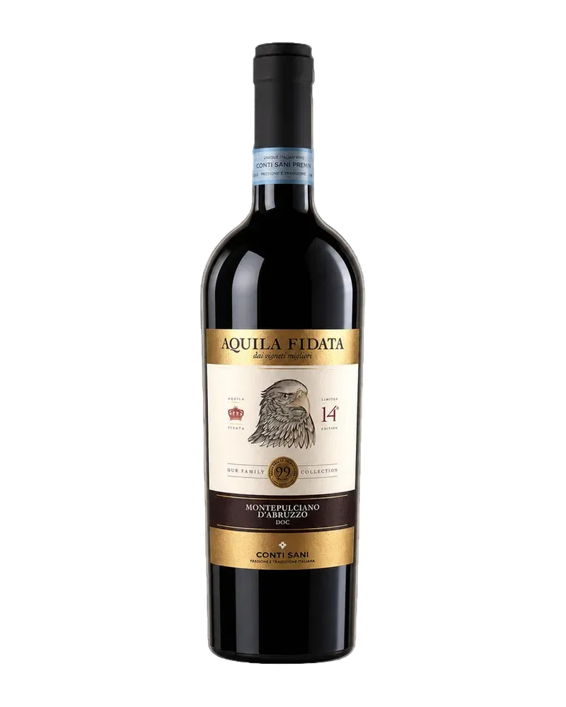 Conti Sani Aquila Fidata Montepulciano d'Abruzzo DOC 2020 Freisteller