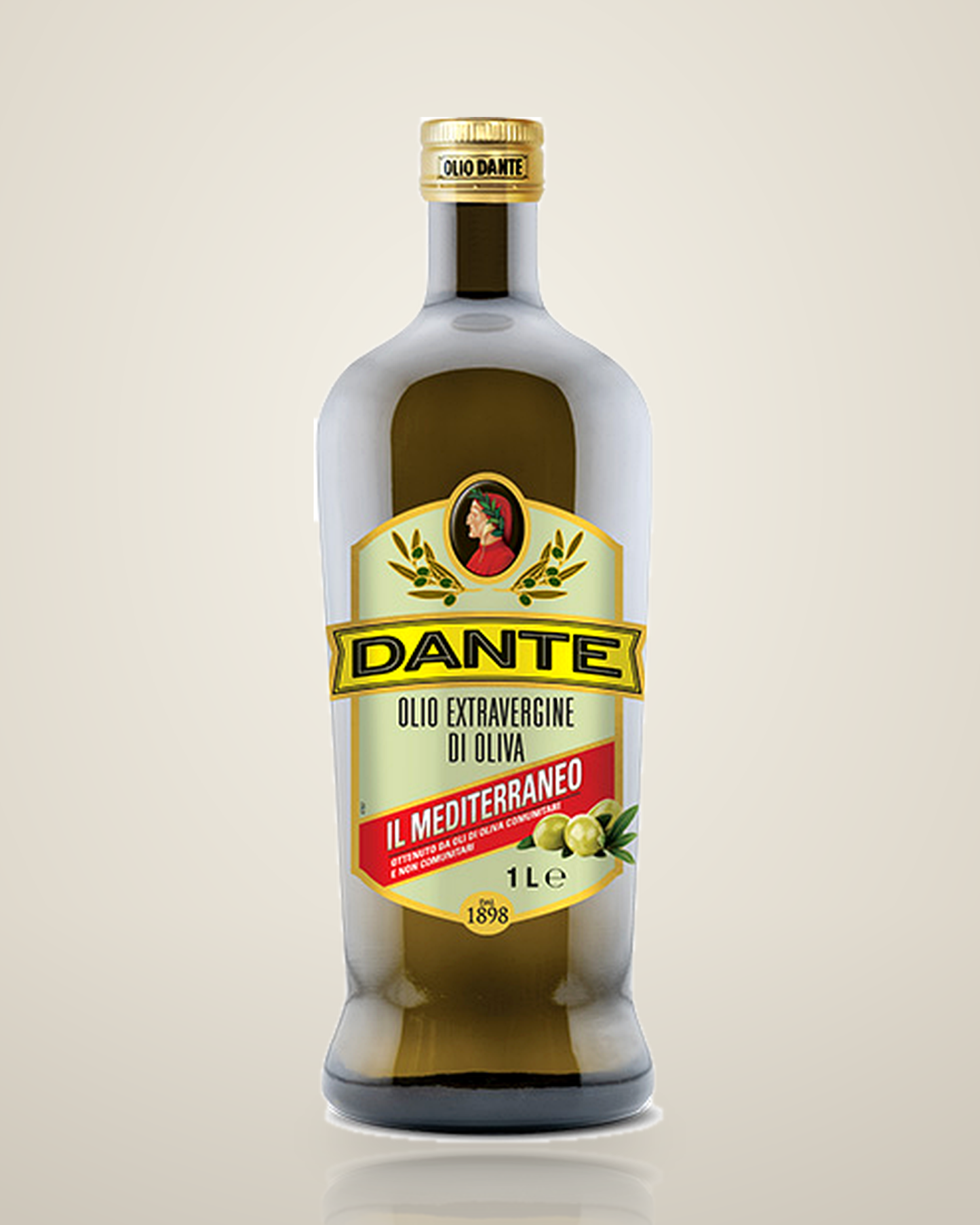 Olio Dante Il Mediterraneo – Olivenöl Extra Vergine 1 Liter