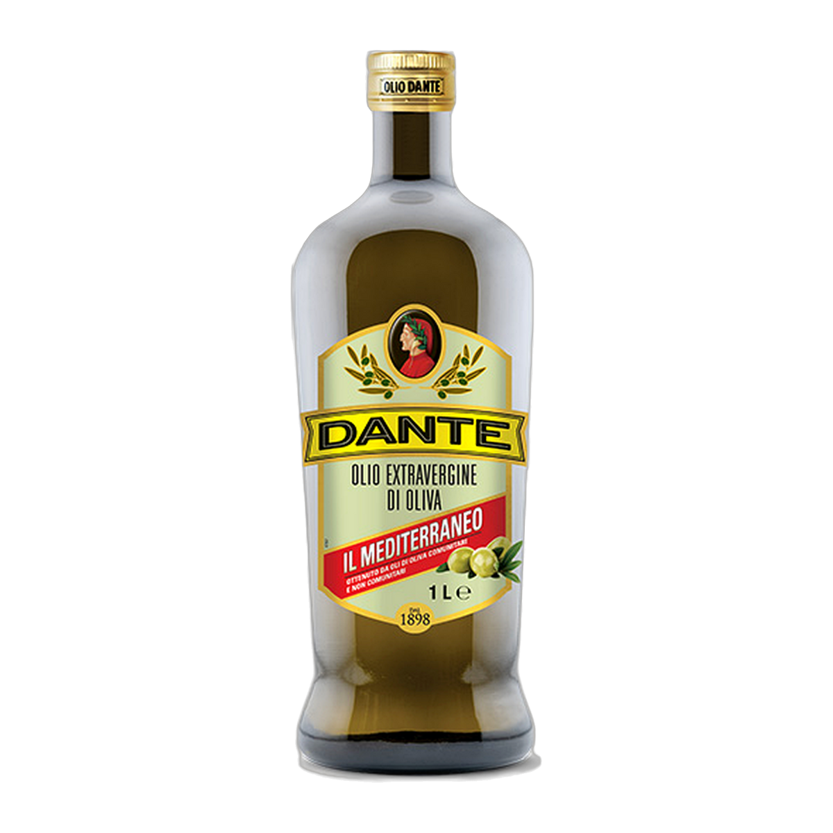 Olio Dante Il Mediterraneo natives Olivenöl extra vergine 1 Liter