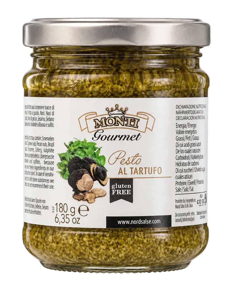 Monti Gourmet Pesto al Tartufo (Trüffel-Pesto) 180 g Freisteller
