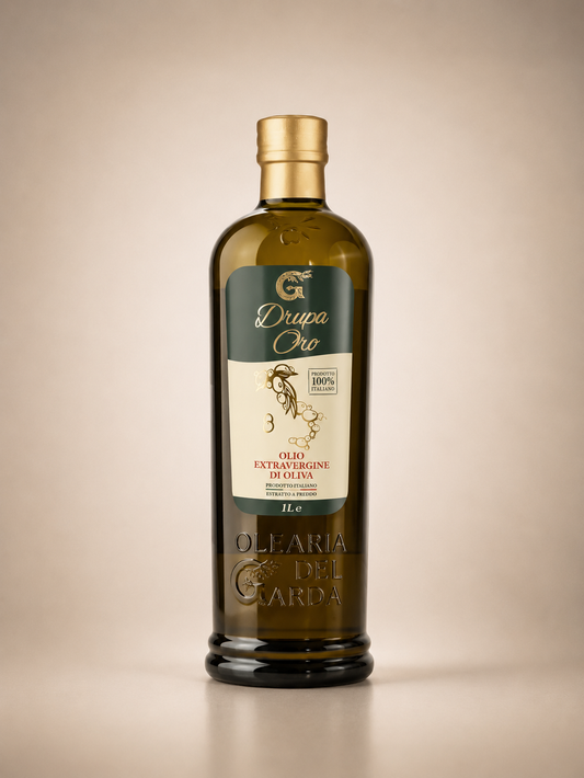 Olio Extravergine Di Olivia 100% italiano Drupa Oro - Olearia del Garda
