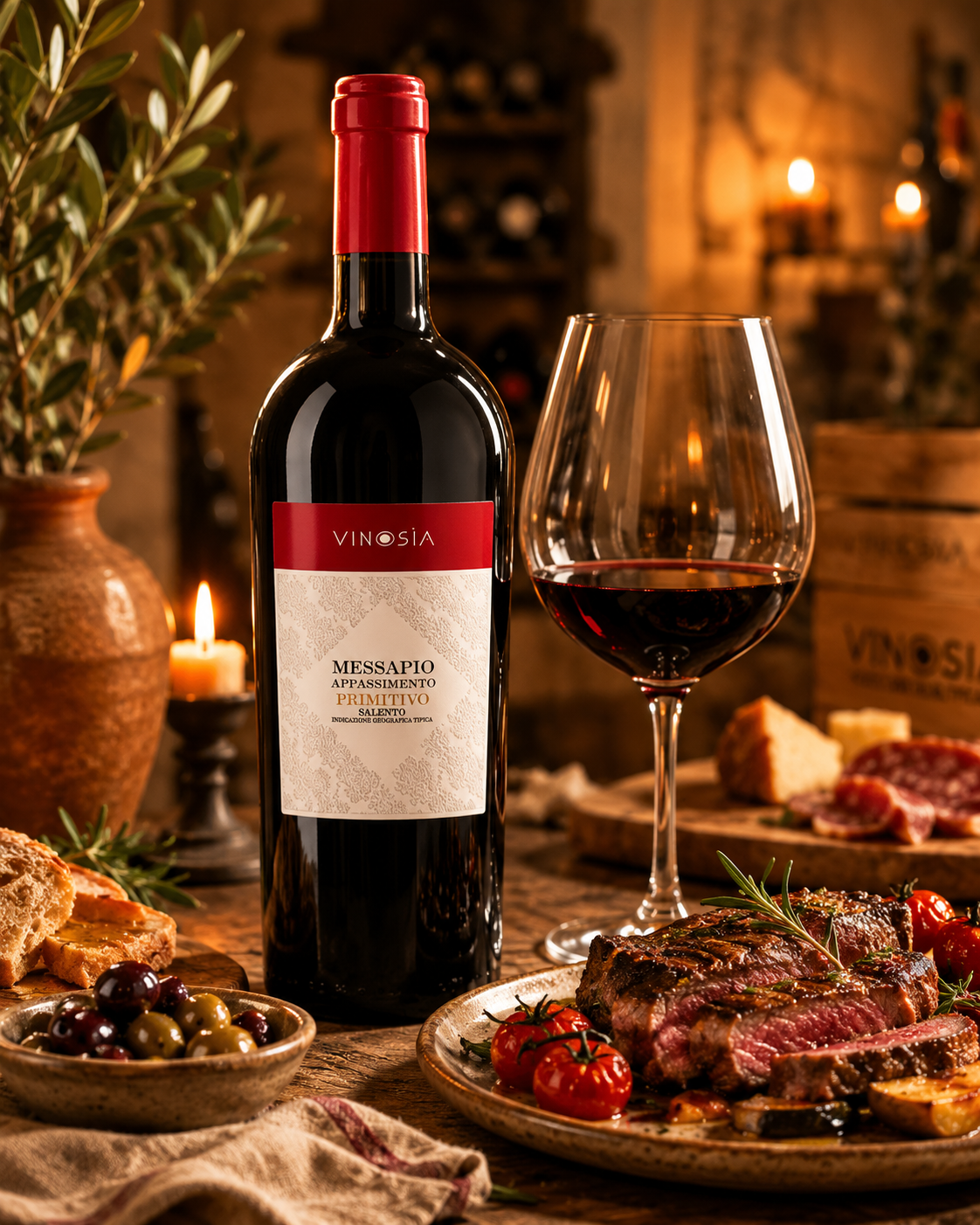 Messapio Primitivo Appassimento Vinosia 2023
