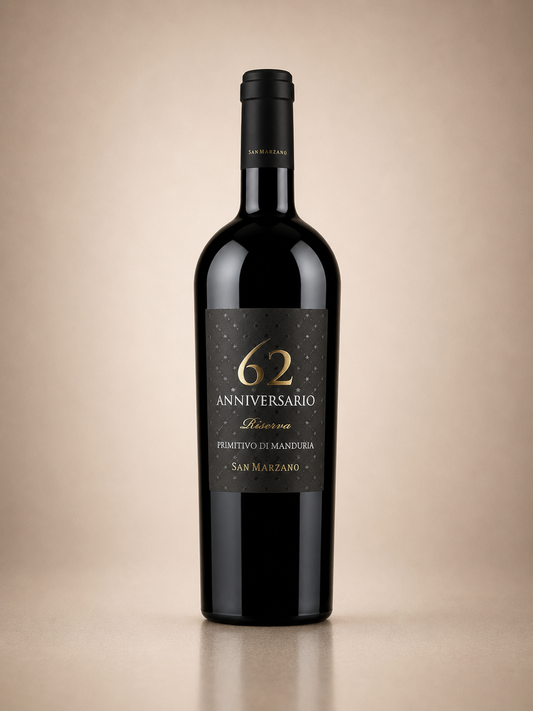 San Marzano Anniversario 62 Primitivo di Manduria Riserva 2019