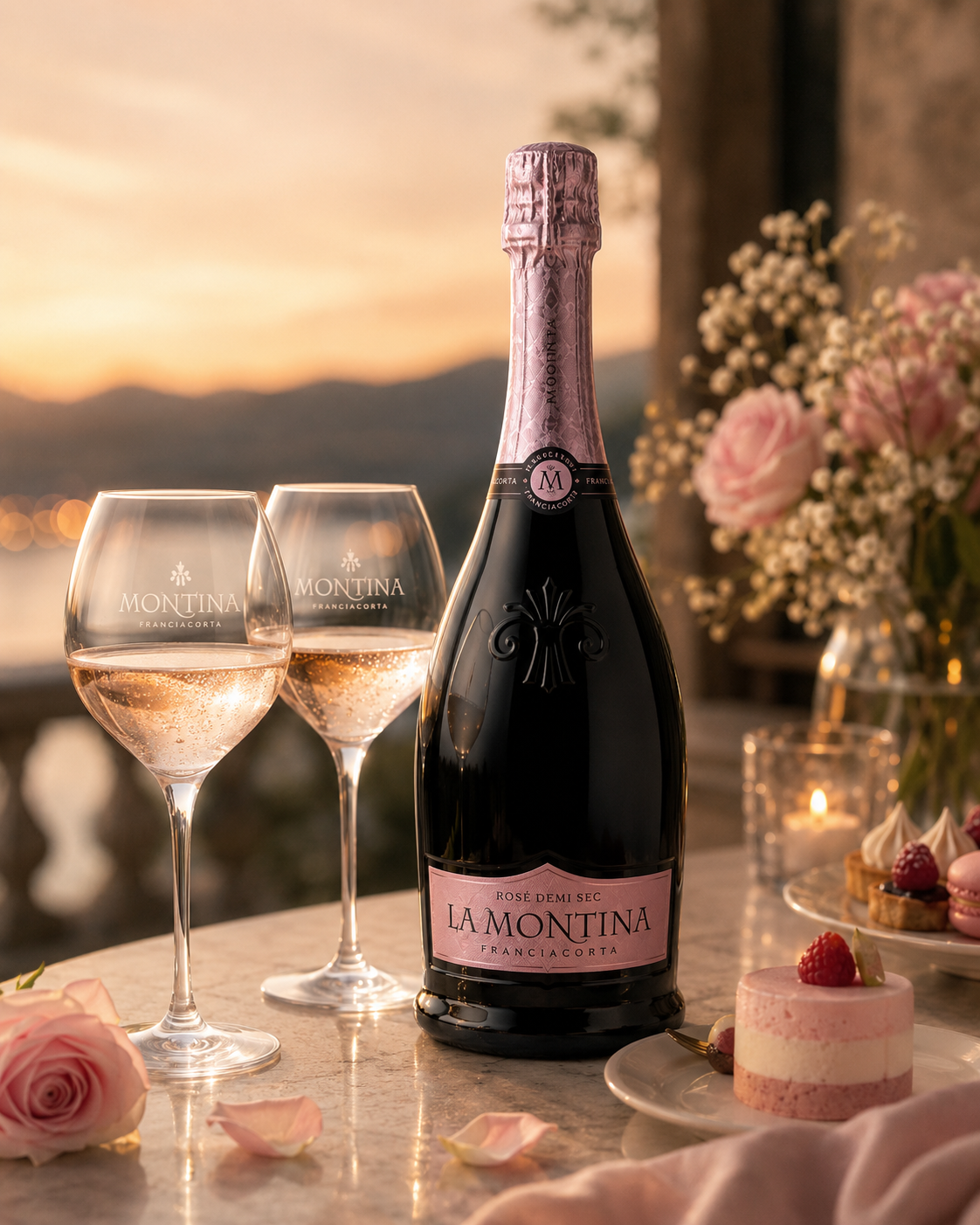 La Montina Franciacorta DOCG Rosé Demisec
