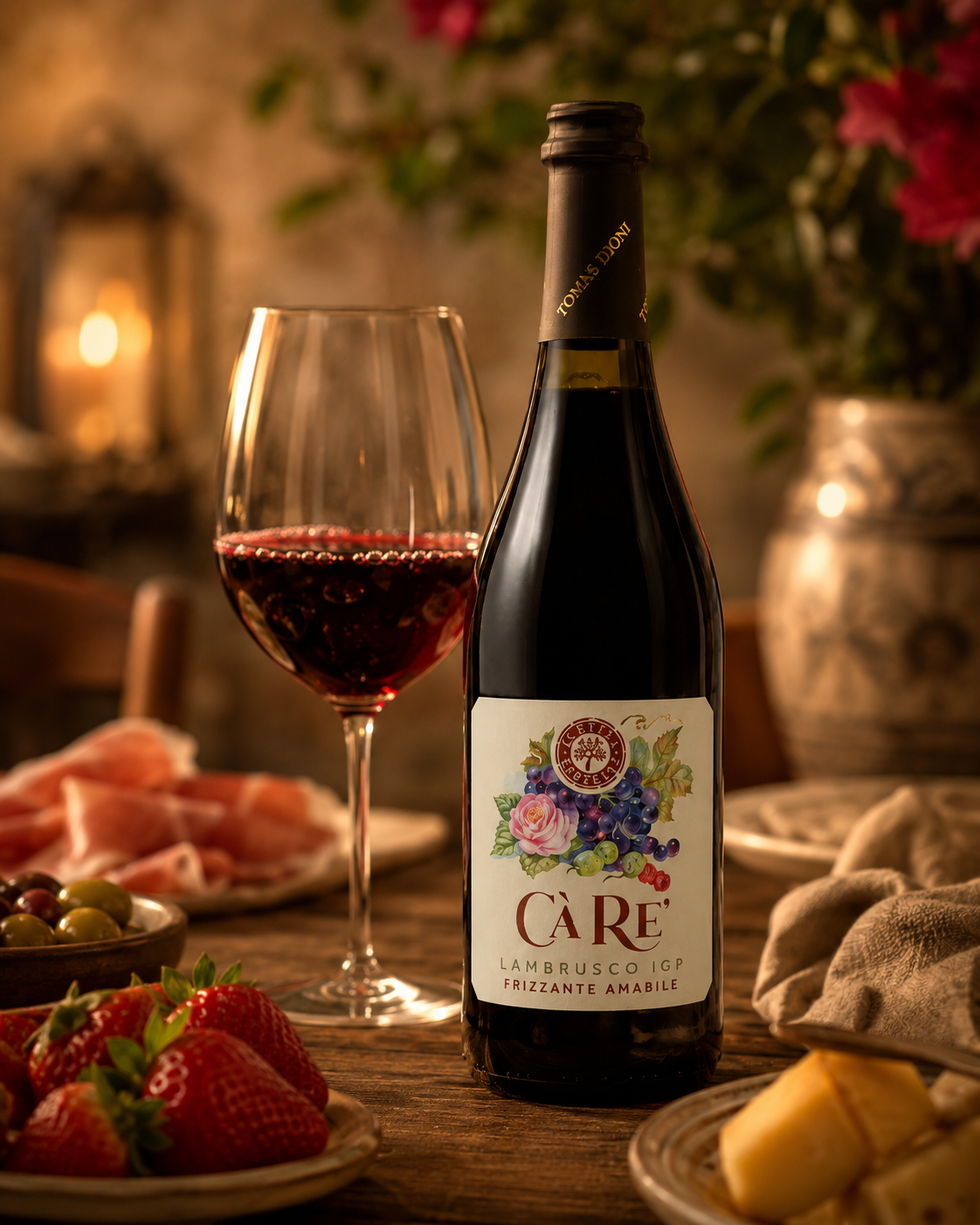 Lambrusco IGP Spumante Amabile from Emilia – CARE