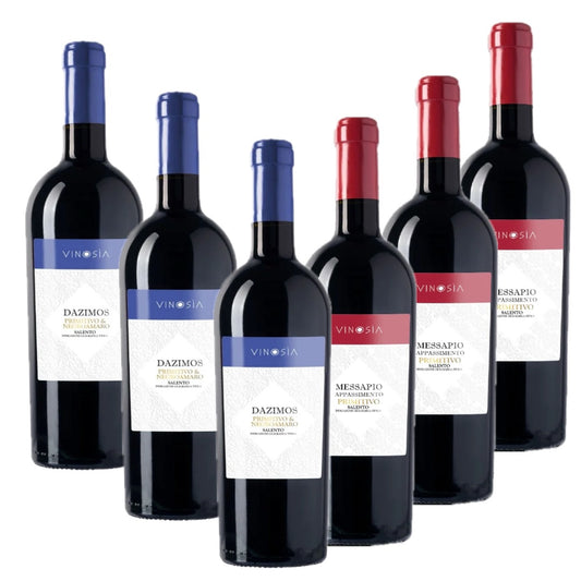 Weinpaket Vinosia - Messapio & Dazimos