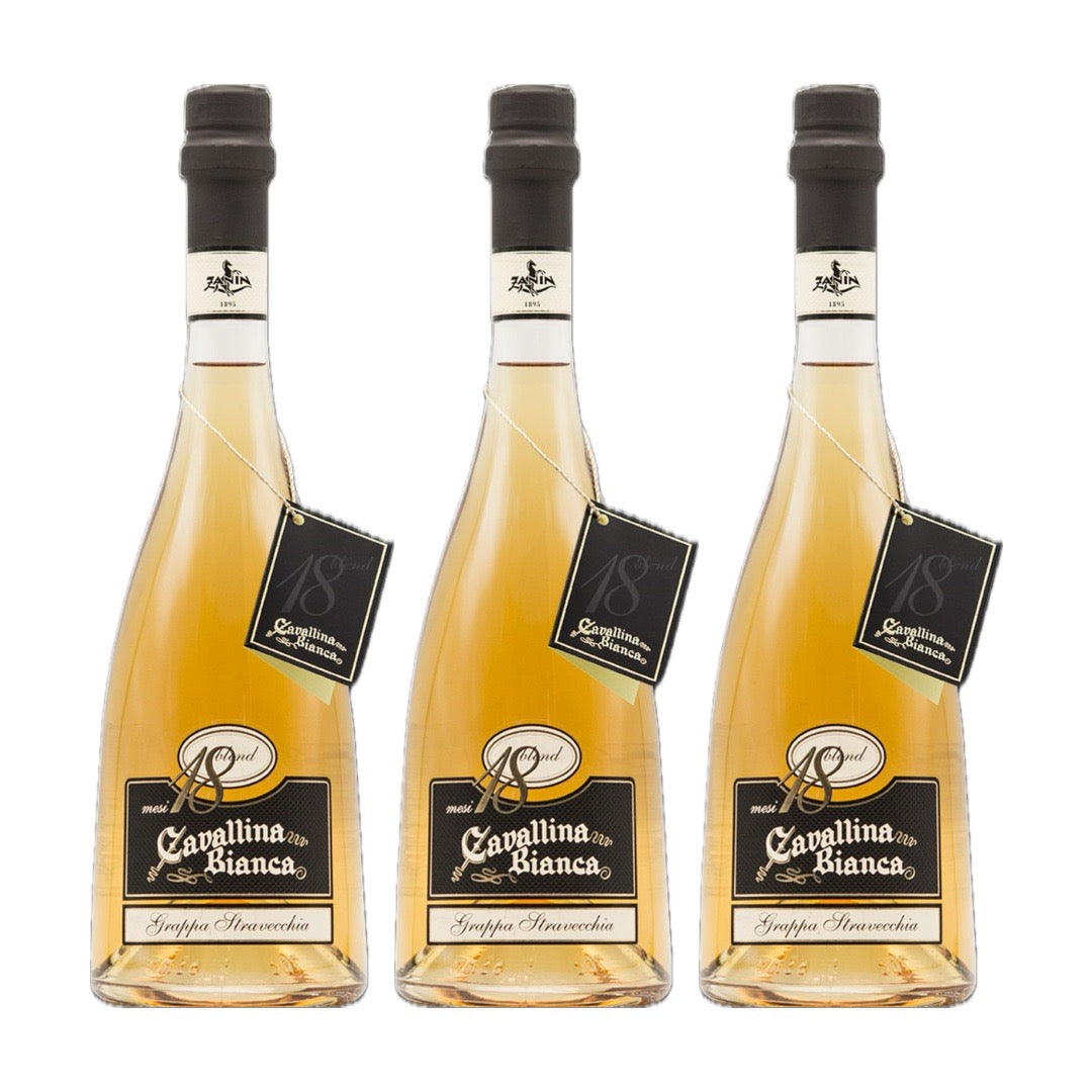 Grappa Stravecchio Cavallina BIANCA 18 1,5l - Zanin 1895