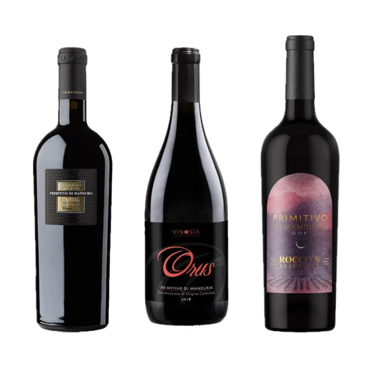 Rotwein Primitivo di Manduria Probierpaket