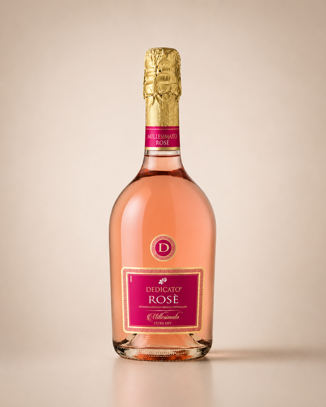 Spumante Rosé Millesimato Extra Dry - Dedicato