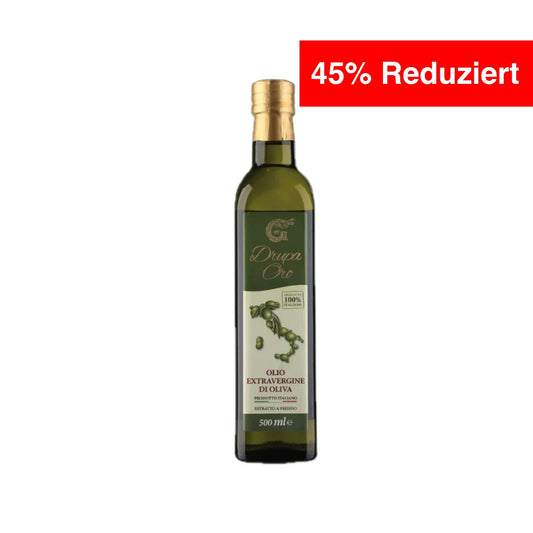 RESTPOSTEN MHD 12.2025 Olio Extravergine Di Olivia 100% italiano Drupa Oro - Olearia del Garda