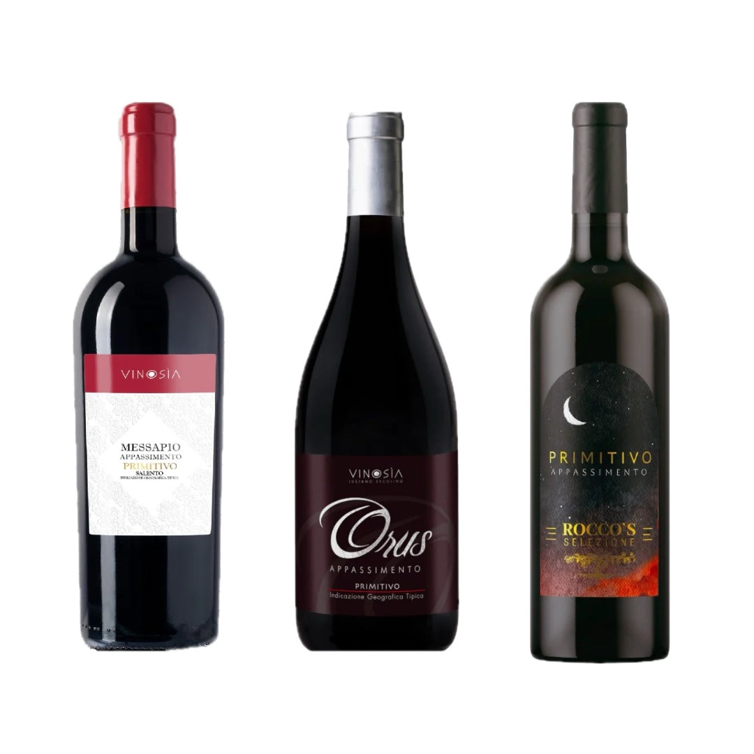 Rotwein Primitivo Appassimento Probierpaket