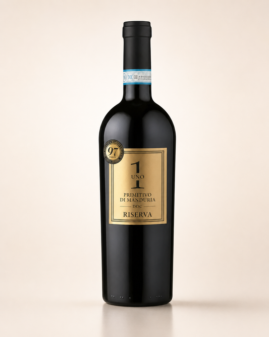 1 UNO Primitivo di Manduria Riserva 97 DOC Masseria La Volpe