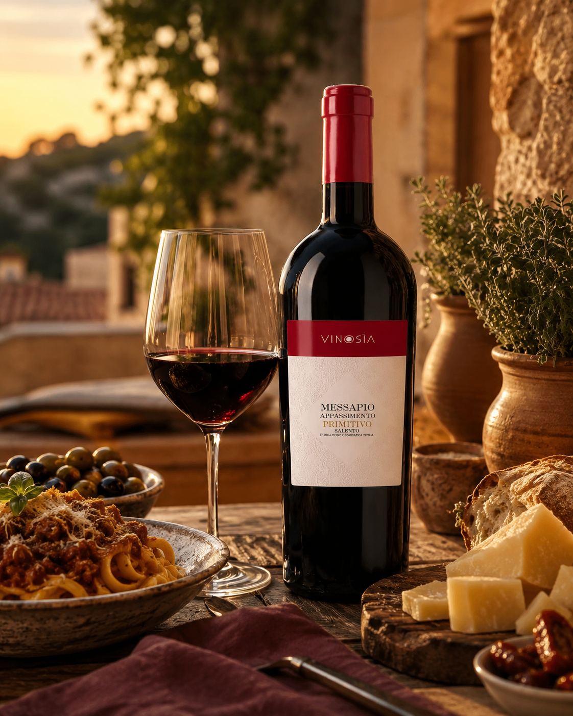 Messapio Primitivo Appassimento Vinosia 2023