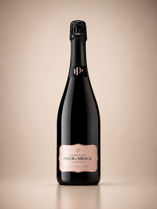 Fleur de Miraval by Pitt-Perrin-Peters: Champagne Fleur de Miraval Exclusivement Rosé Brut