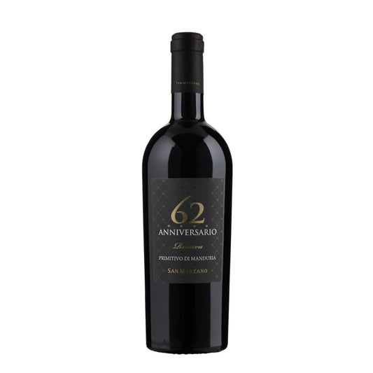 San Marzano Anniversario 62 Primitivo di Manduria Riserva 2019