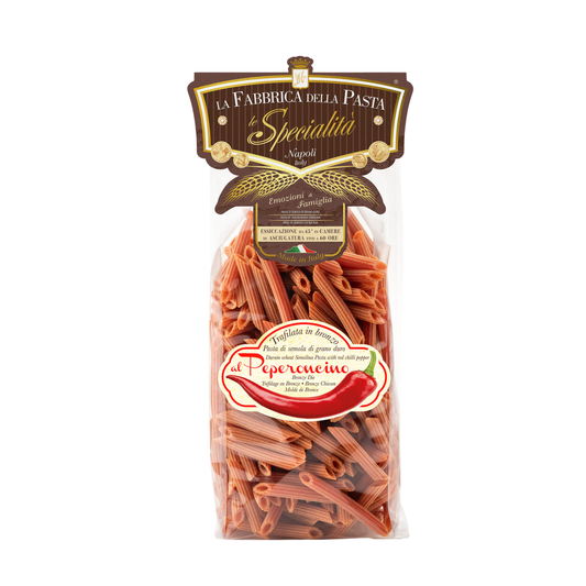 Arrabbiatella - Pennette rigate al peperoncino 500 g – Verpackung
