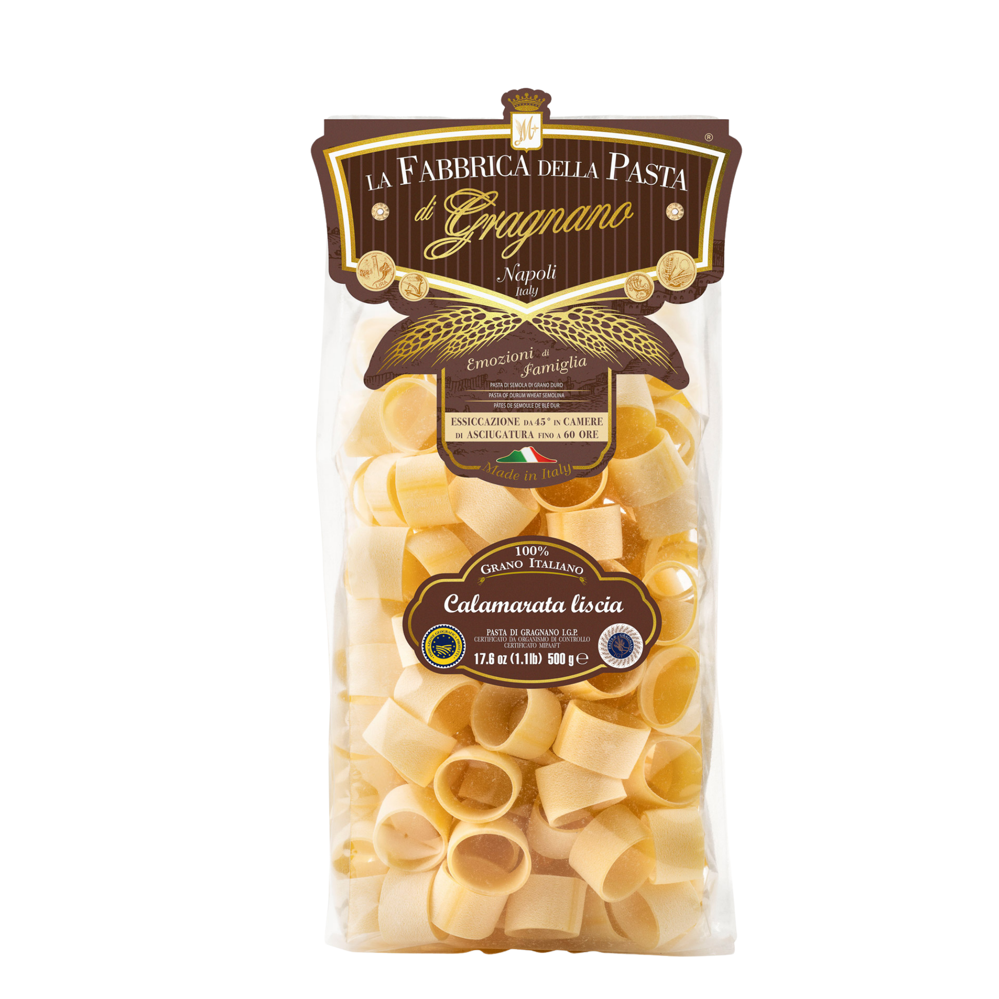 Calamarata liscia IGP 500 g – Verpackung