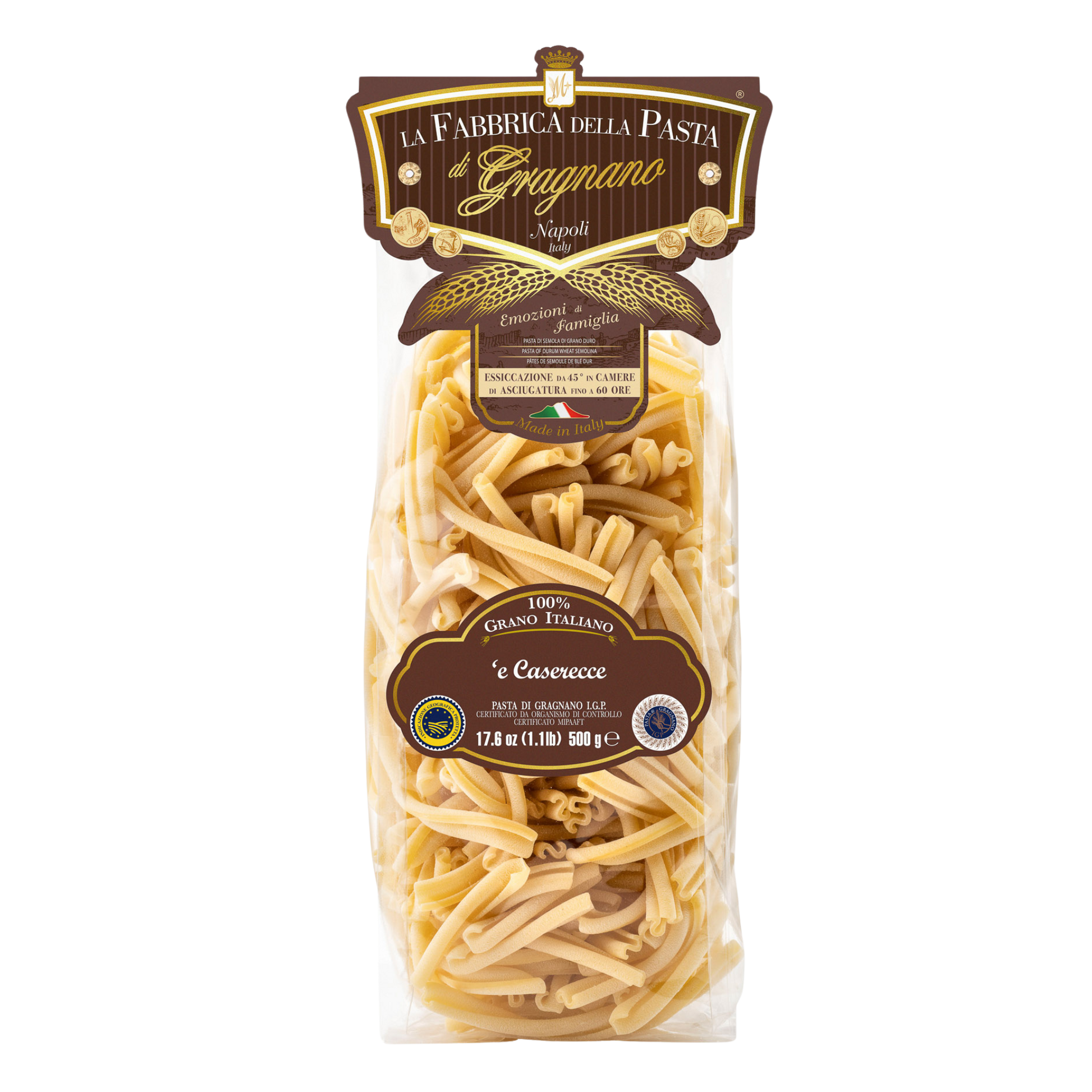 Caserecce IGP 500 g – Verpackung