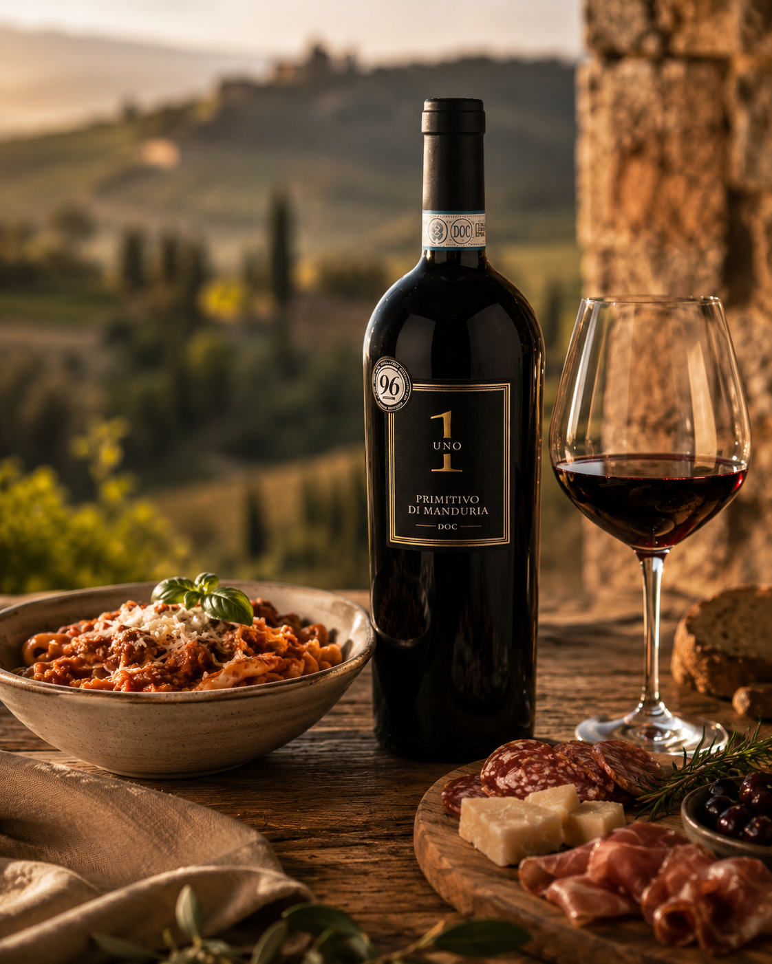 Masseria La Volpe 1 UNO Primitivo di Manduria 96 DOC