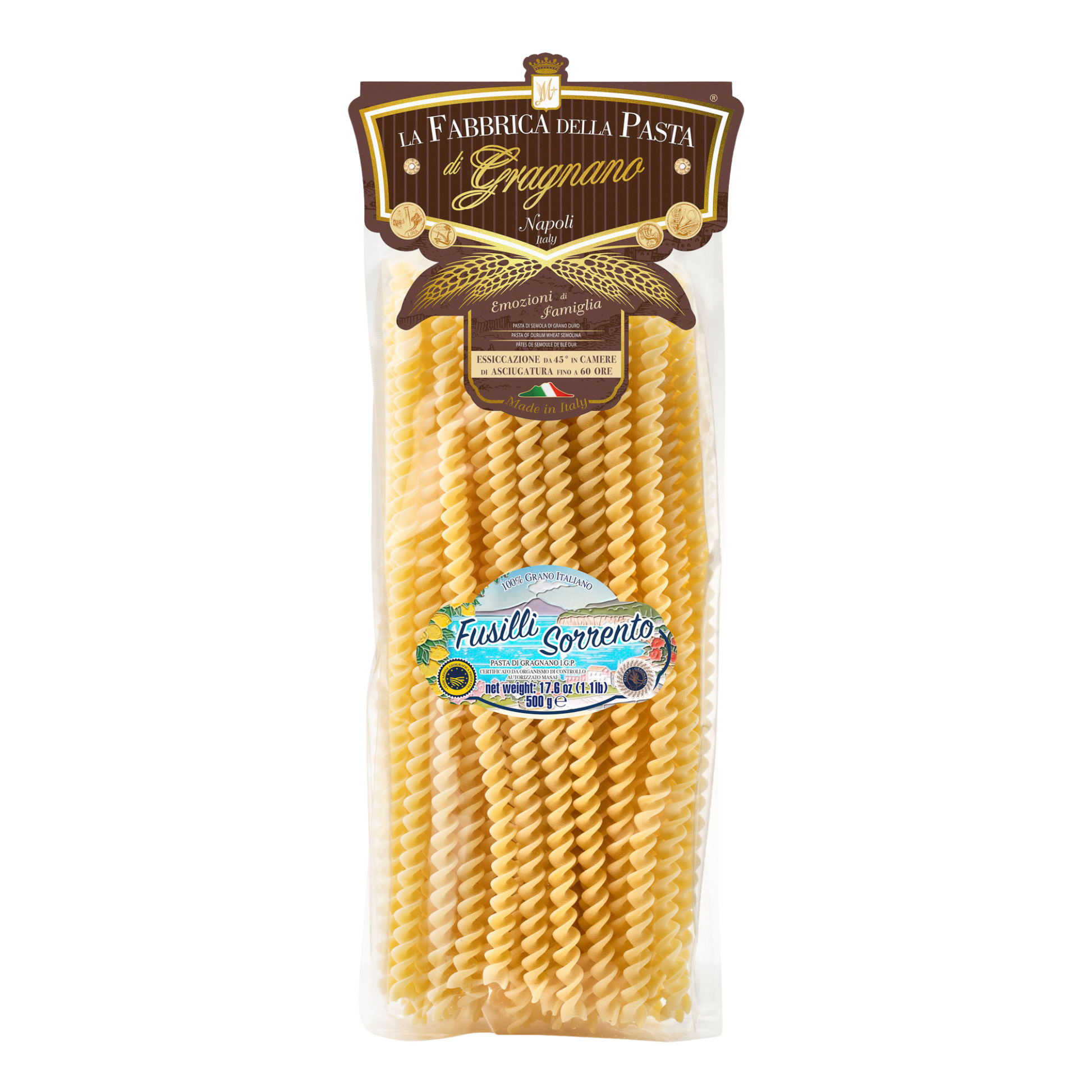Fusilli Sorrento IGP 500 g – Verpackung