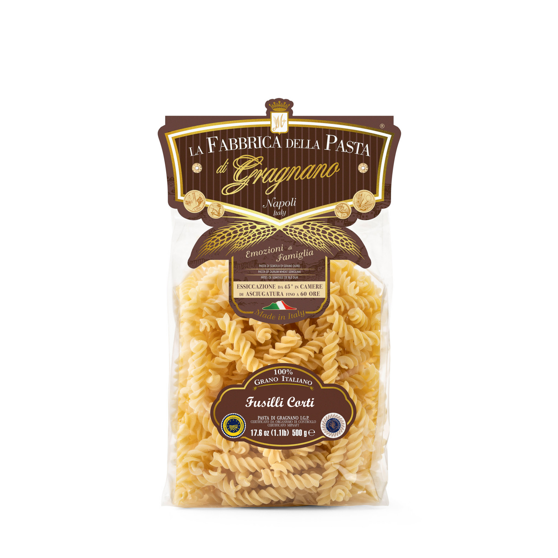 Fusilli Corti IGP 500 g – Verpackung