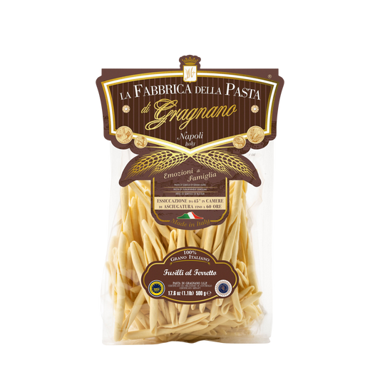 Fusilli al Ferretto 500 g – Verpackung