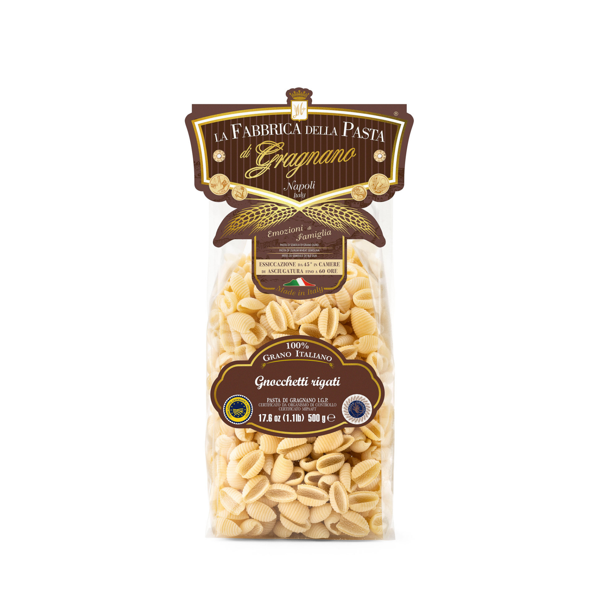 Gnocchetti rigati IGP 500 g – Verpackung