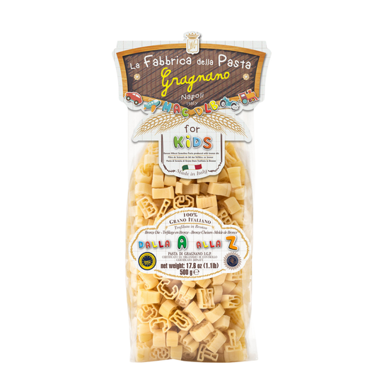 Le Letterine – Buchstabennudeln 500 g – Verpackung