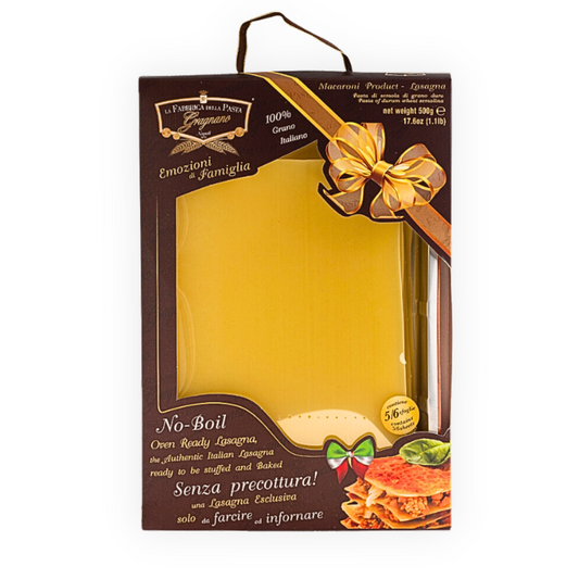 La Lasagna per la famiglia (5-6 sfoglie) 500 g – Verpackung