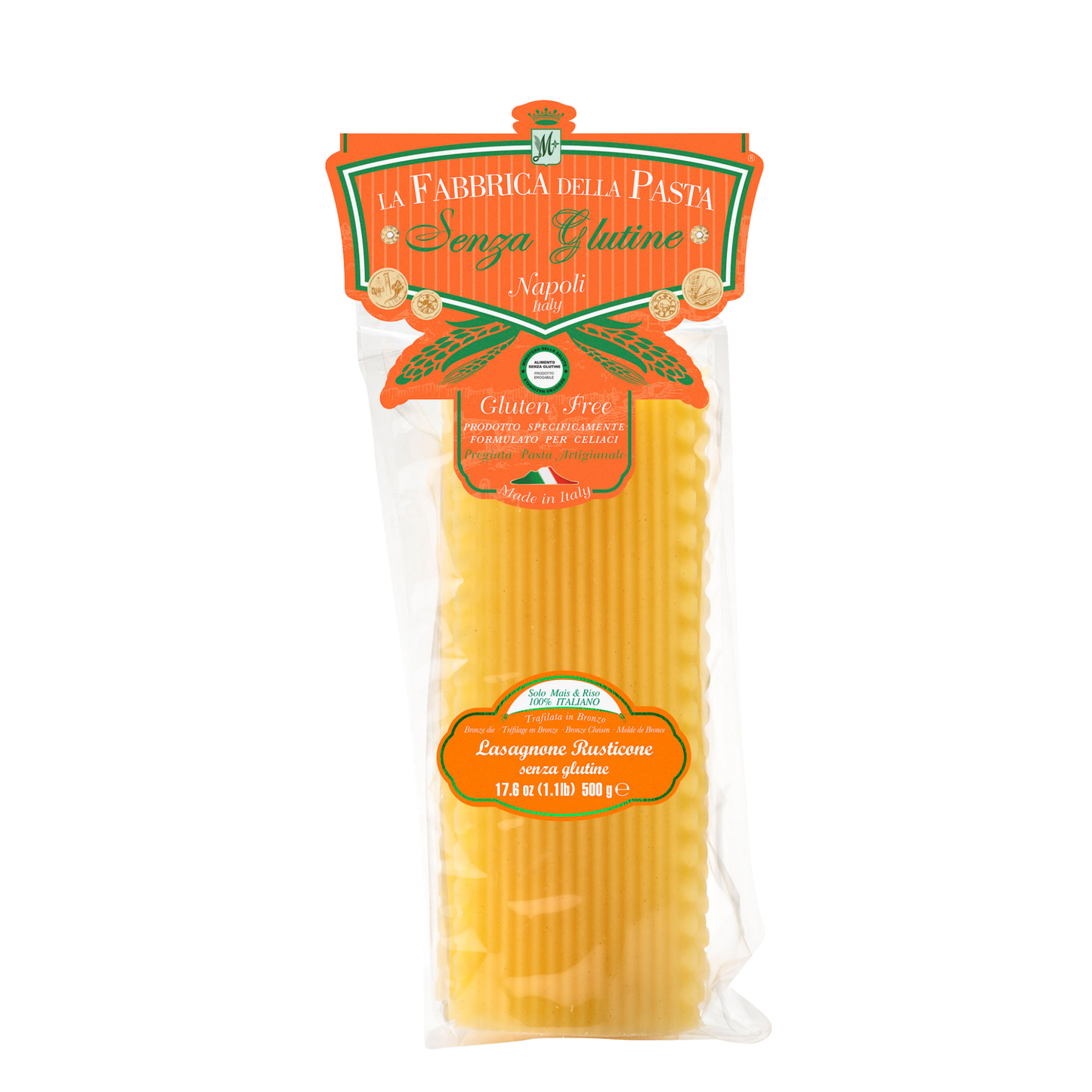 Lasagnone Rusticone Senza Glutine 500 g – Verpackung