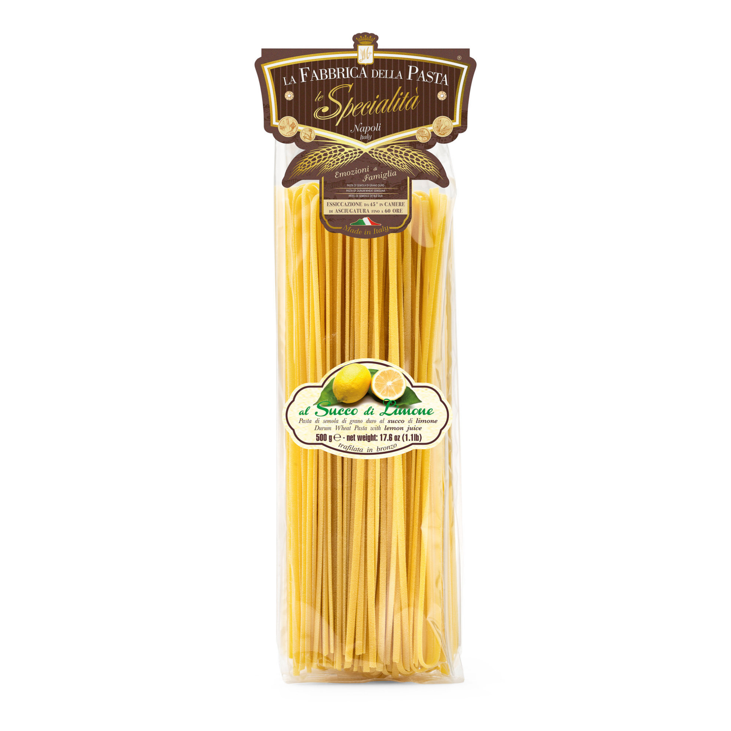 Linguine al limone 500 g – Verpackung