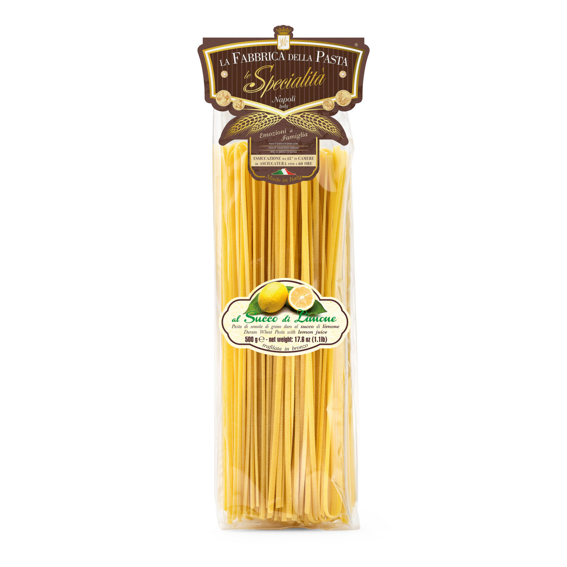 Linguine al limone 500 g – Verpackung