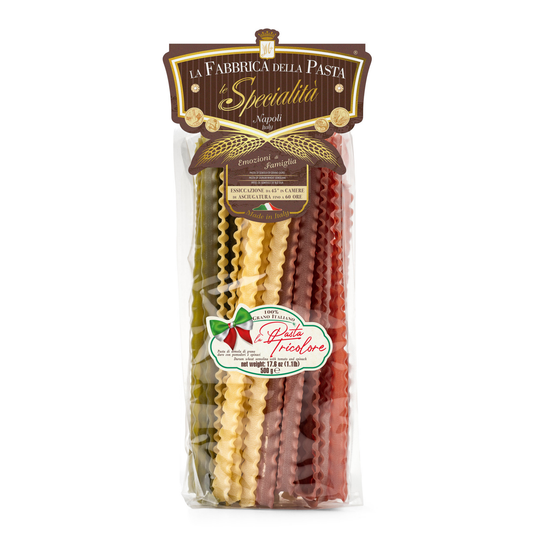 Mafaldine tricolore 500 g – Verpackung