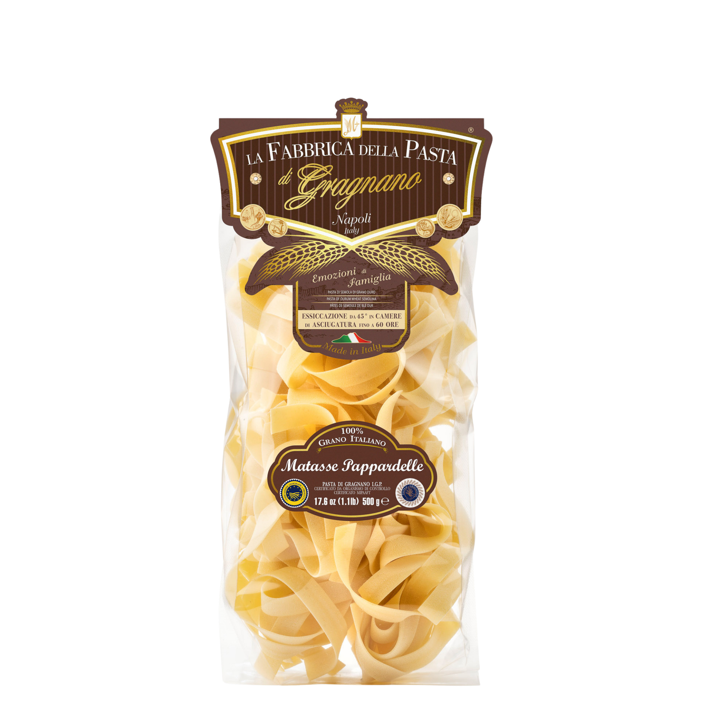 Matasse Pappardelle 500 g – Verpackung