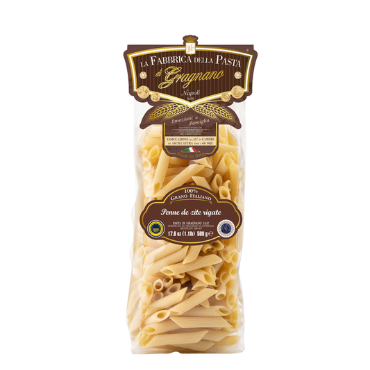 Penne „de zite“ rigate IGP 500 g – Verpackung