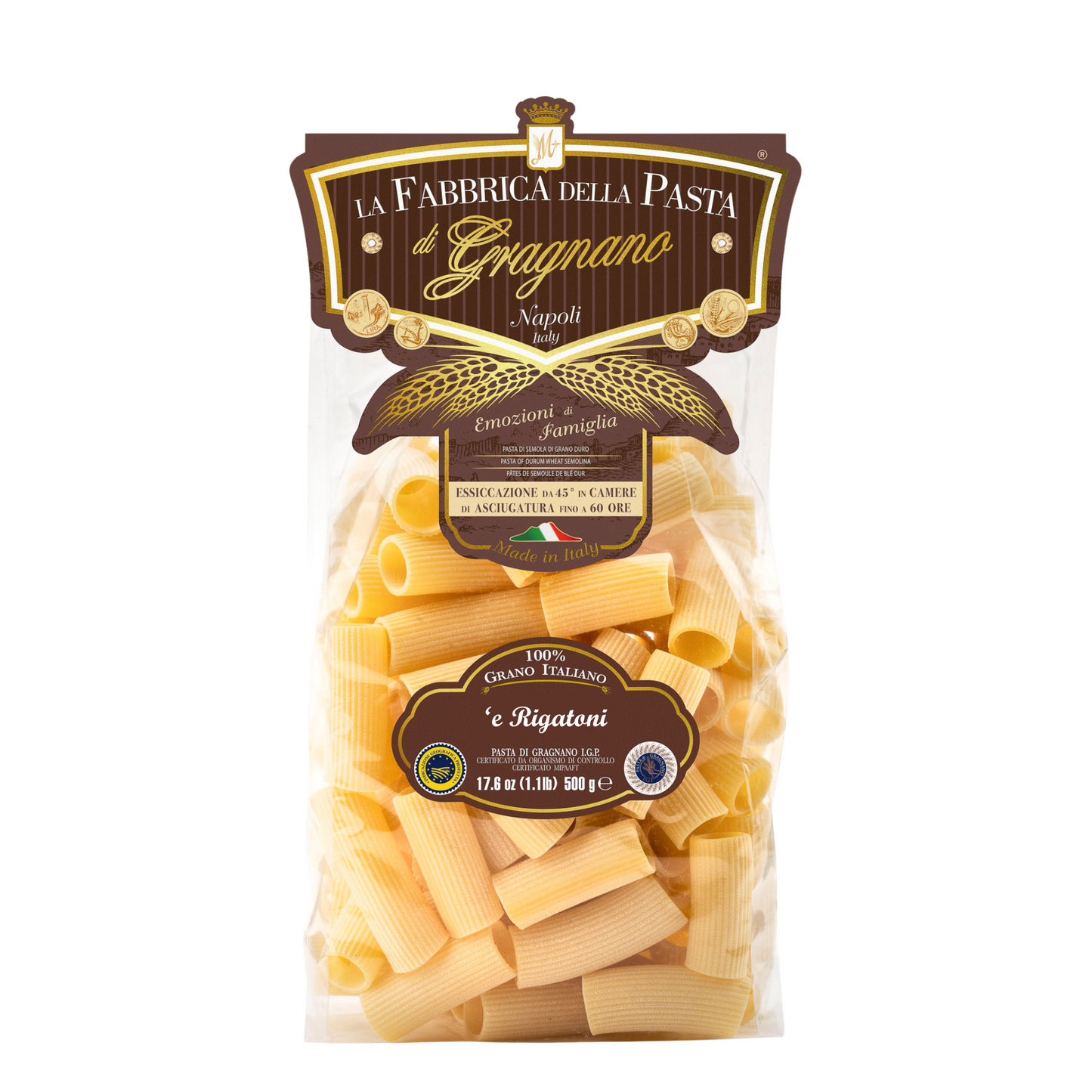 Rigatoni IGP 500 g – Verpackung