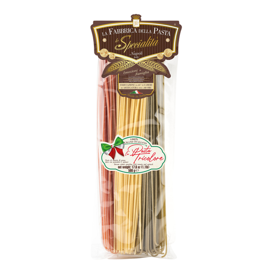 Spaghetti tricolore 500 g – Verpackung