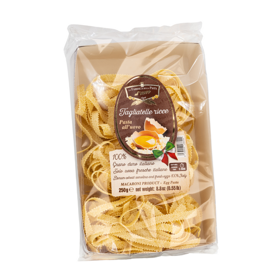 Tagliatelle ricce all’uovo 250 g – Verpackung