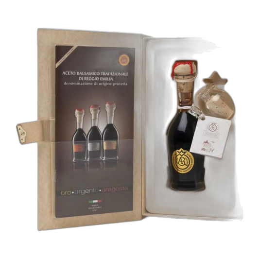 Aceto Balsamico Tradizionale Di Reggio Emilia D.O.P. Oro mind. 25 Jahre gereift (mehr als 300 Punkte) - Roccos Weinlager