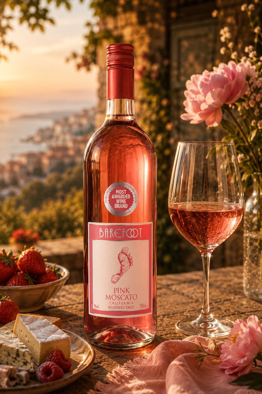 Barefoot Pink Moscato