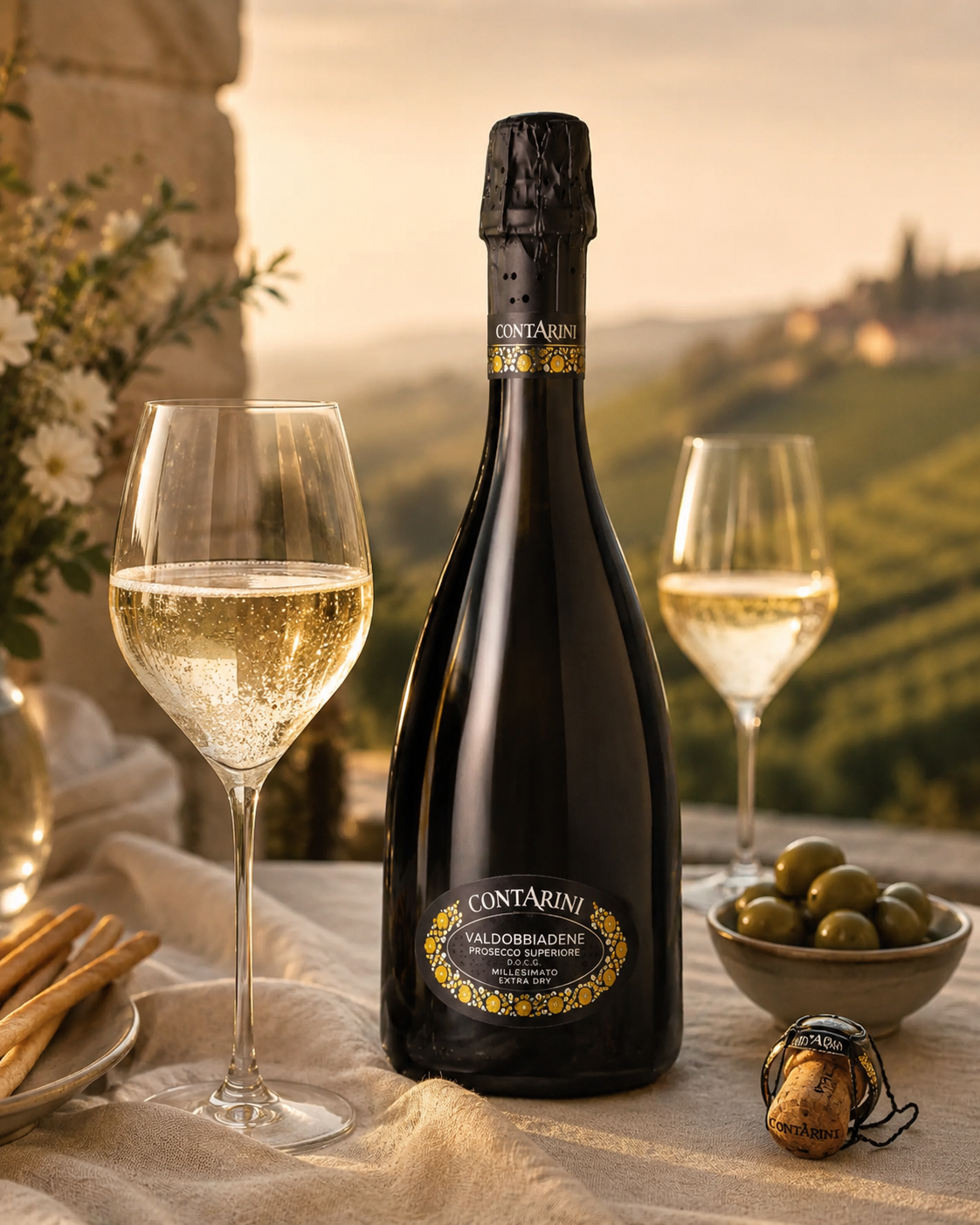 Valdobbiadene Prosecco Superiore  DOCG Millesimato Extra Dry – Contarini
