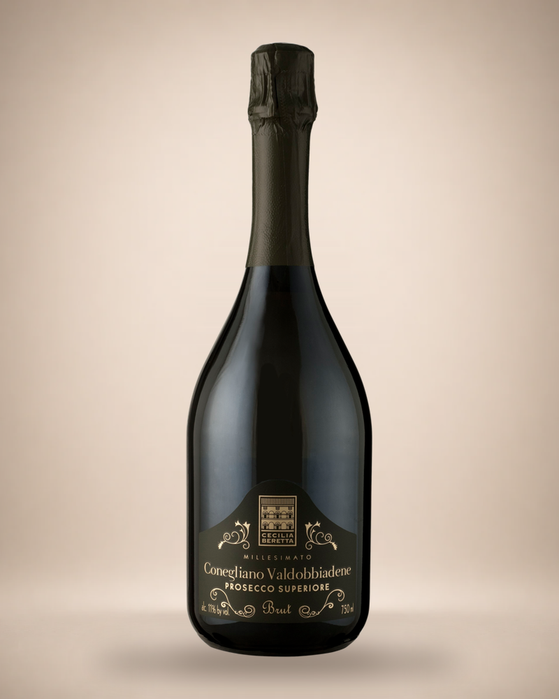 Cecilia Beretta Prosecco Superiore DOCG Conegliano Valdobbiadene 2024 Freisteller